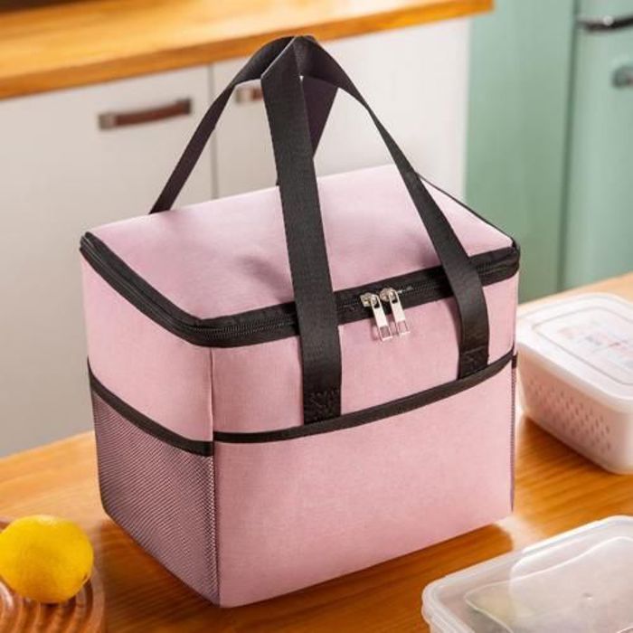 Sac à déjeuner isotherme imperméable avec poignée Pour le travail, l'école, le pique-nique