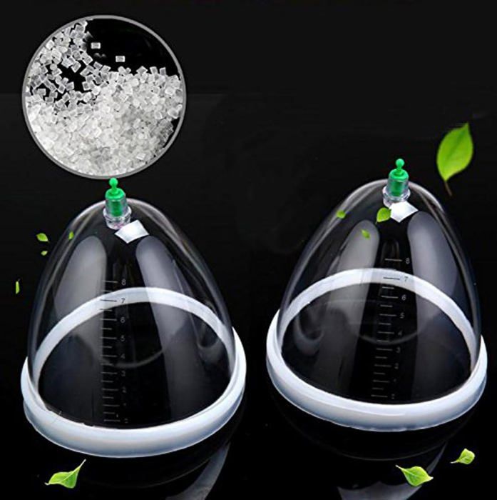 Pompe à ventouse pour femme, 2 tasses, massage sous vide, grossissement du sein