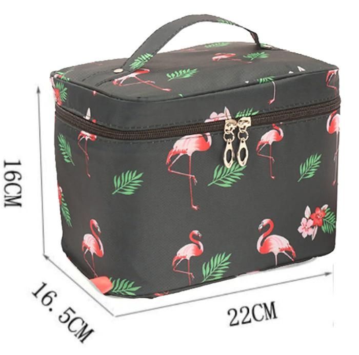 Trousse de maquillage étanche Modernist Carré-Flamant Noir