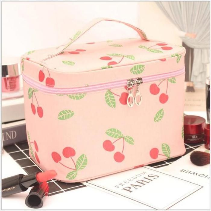 Trousse de maquillage étanche Modernist Carré-Cerise Rose