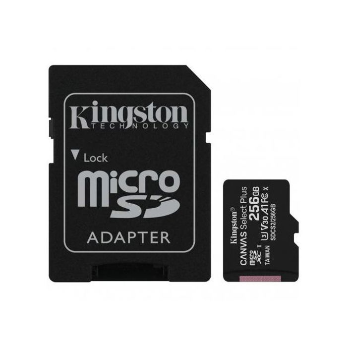 Carte mémoire microSD Canvas Select Plus 256 GB Classe 10 UHS 100MB