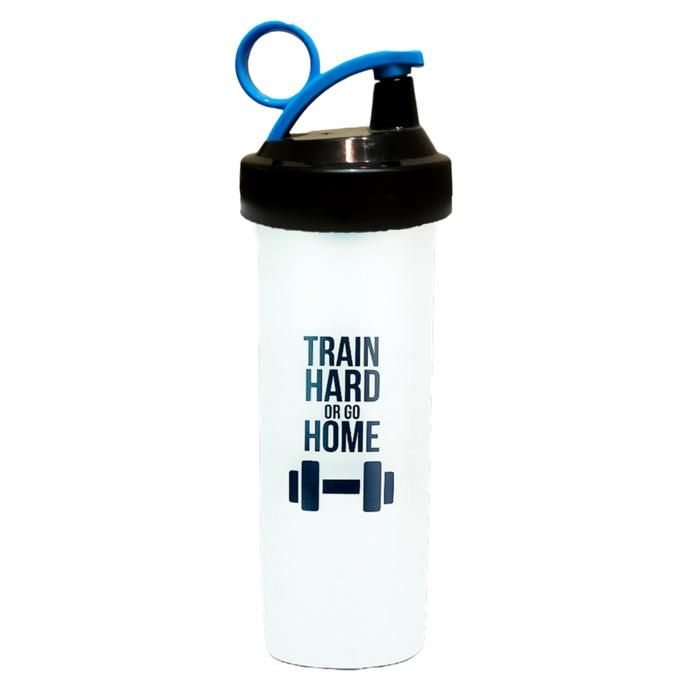 Shaker Noir & Bleu 600mL - Train Hard or Go Home