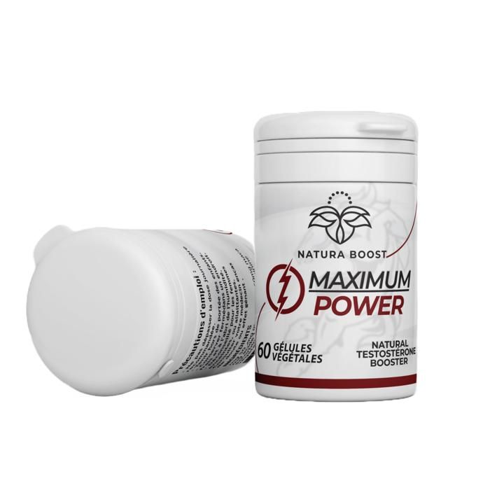 Testosterone Booster Naturel Maximum Power 60 Gelules