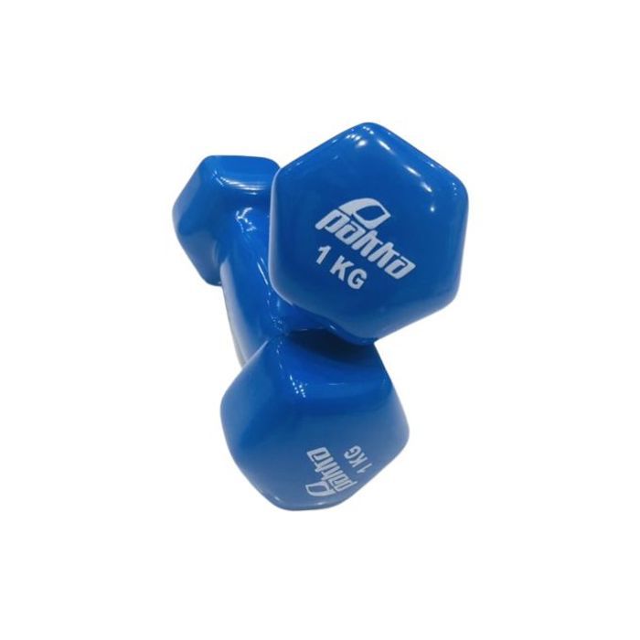 Haltères de musculation - PAKKA - 1 kg - Lot de 2 - Plastique lisse - Idéal pour aérobic