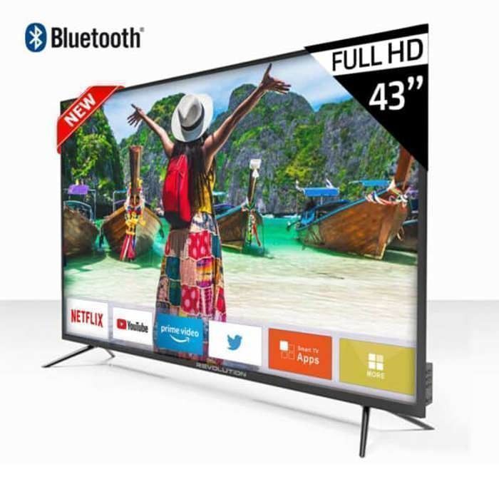 Revolution Smart TV 43" Android 13 FHD -Récepteur Intégré +TNT +HDMI +USB +Bluetooth