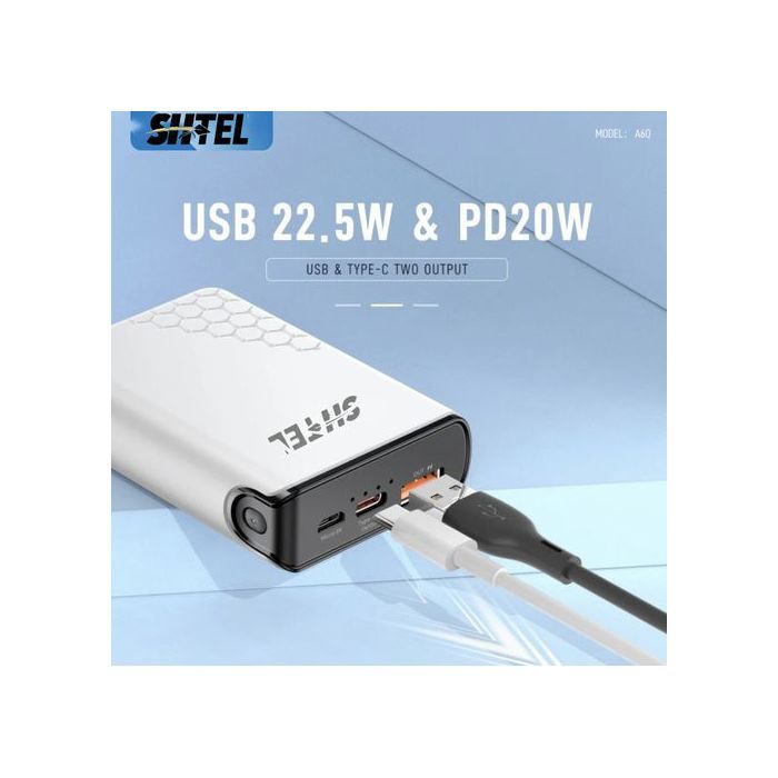Shtel Mini Power Bank Slim 10000 mah faste charge