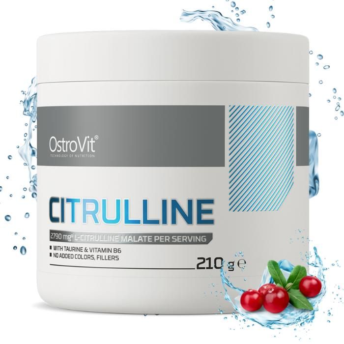 Citrulline - Énergie Musculaire et Bien-Être Sexuel - 210 g Canneberge