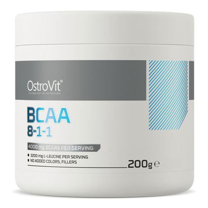 Acides Aminés Ramifiés BCAA 8-1-1 - 200 g Orange