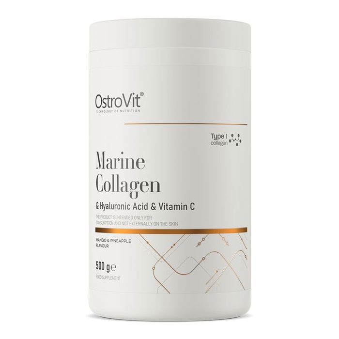 Collagène Marin + Acide Hyaluronique + Vitamine C - 500 g mangue - ananas