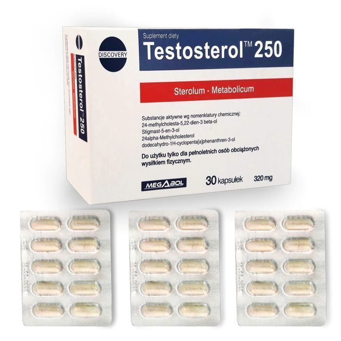 Boosters de Testostérone TESTOSTEROL 250 (320mg) 30 Gélules