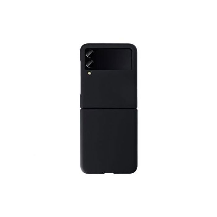 Coque Silicone Flexible pour Samsung Galaxy Z Flip3 5G (noire)