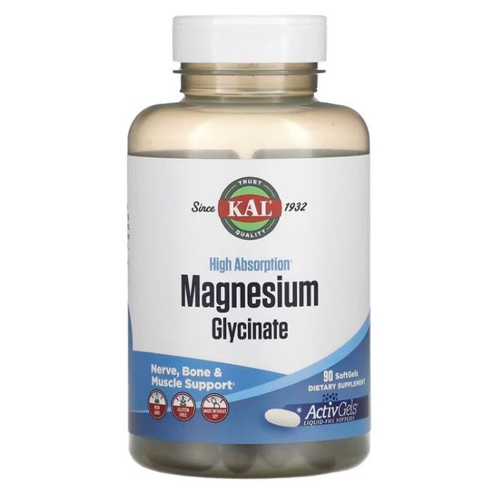 KAL Magnésium Triple Source – 90 Comprimés | Complément Alimentaire 100% Authentique