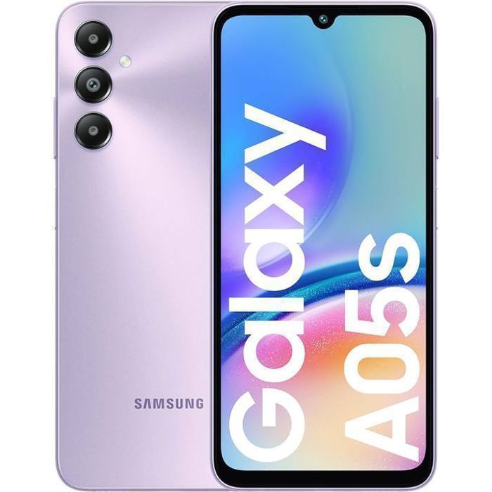 Samsung Galaxy A05s - 4G -6.7’’- RAM 4Go - ROM 64Go - 5000mAh - Light Violet