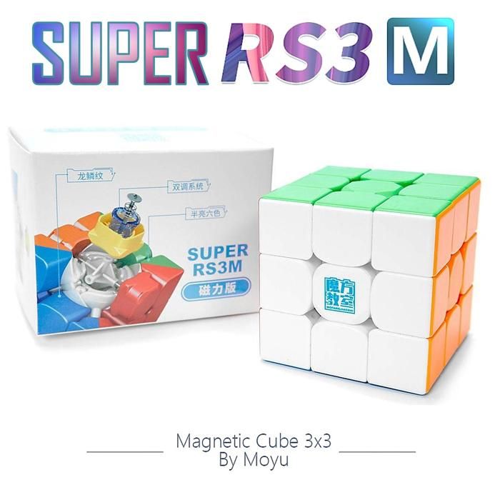 MoYu Super RS3M Cube 3*3 Magnétique Stickerless