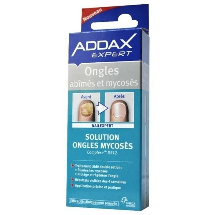 ADDAX - Vernis à Ongles Expert Solution – Anti-Mycoses, Protection Durable – Résultats en 4 Semaines