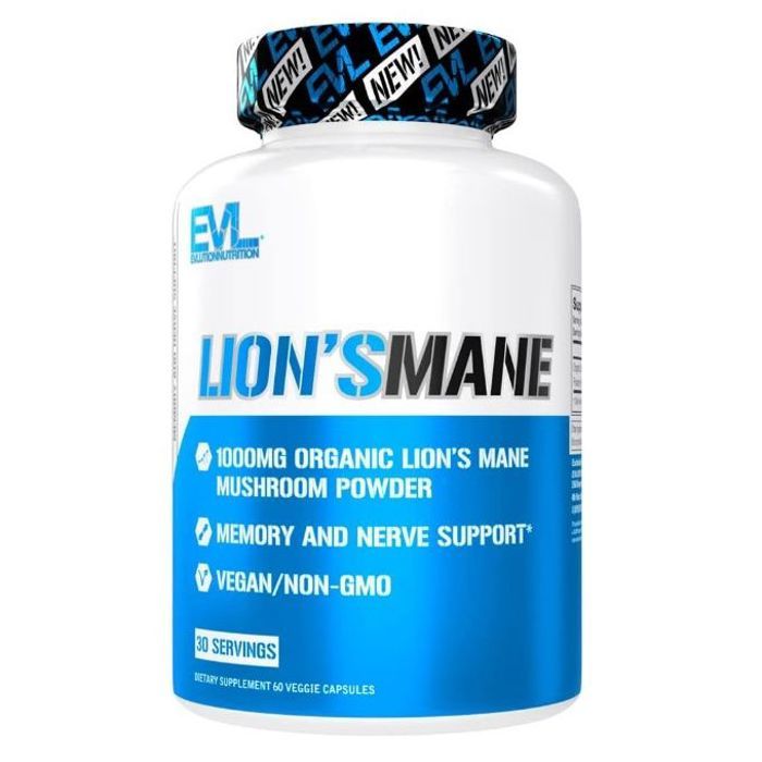 Lion's Mane, champignons, [favoriser la santé neuronale] 1000 mg, 60 Capsules