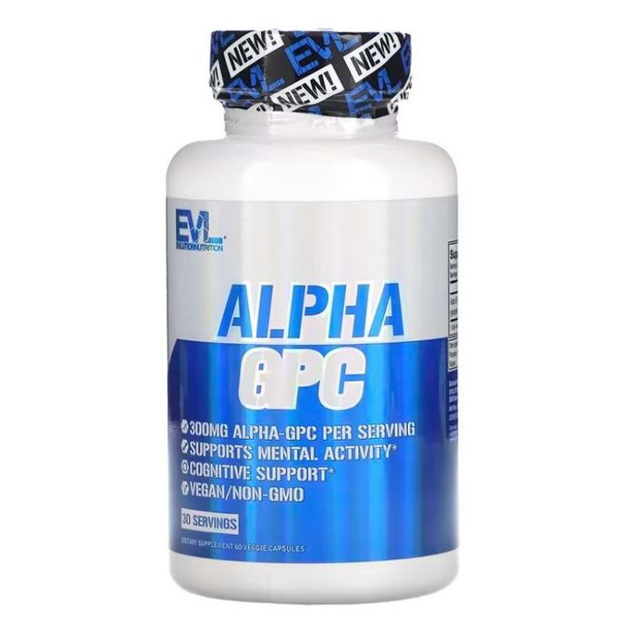 Alpha GPC, 300 mg, [ Favorise l'activité mentale Soutien cognitif ] 60 capsules