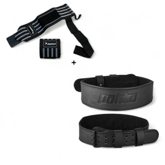 pack de straps+ceinture lombaire de musculation SMALL