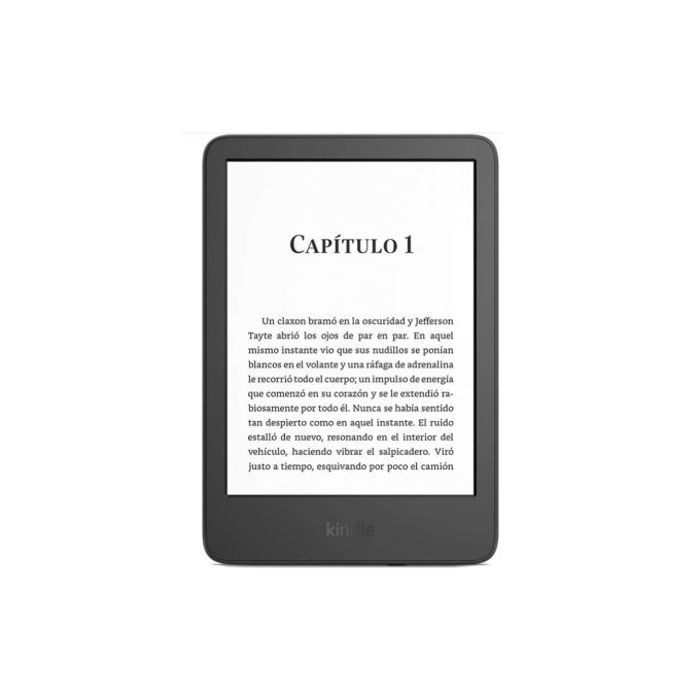 eBook - Amazon Kindle, Para eBook, 6", Double stockage, 16GB, 300 dpi, E-Ink, Noir