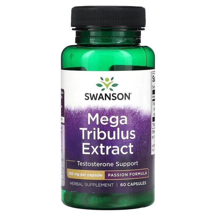 Extrait de Mega Tribulus, 250 mg, 60 capsules