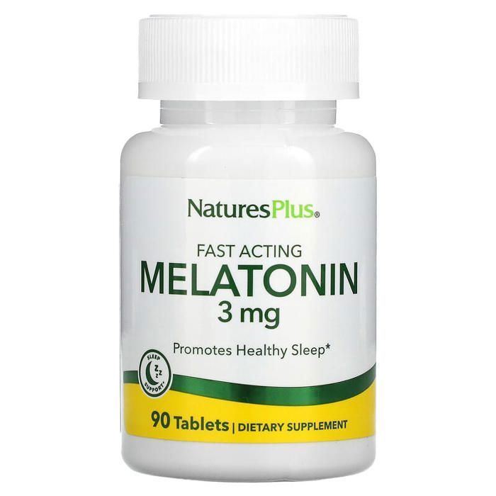 Mélatonine à action rapide, 3 mg, 90 comprimés