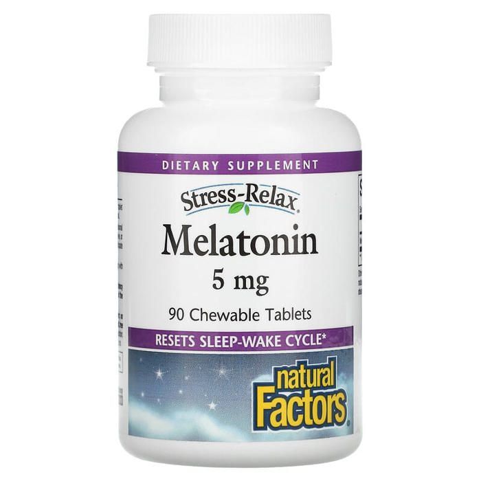 Mélatonine, 5 mg, 90 comprimés à croquer