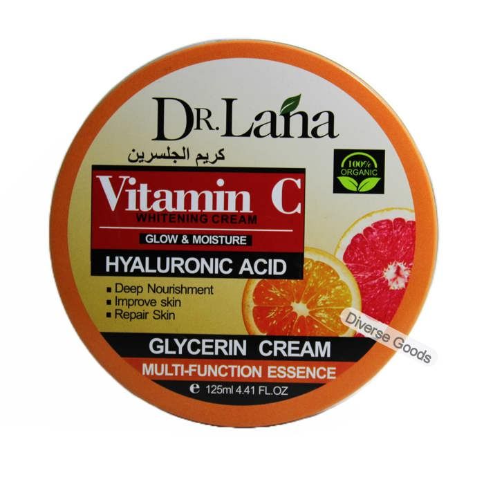 crème glycérine  vitamine c acide hyaluronique lmulti usages 125ml assouplit adossé et protège
