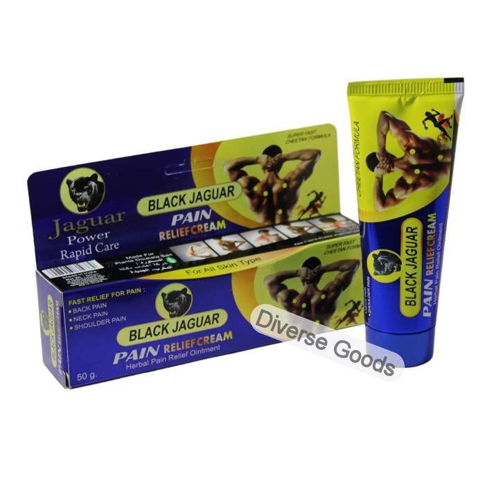Crème anti-douleur  MASSAGE Jaguar Power, 50 g ( HOMME )