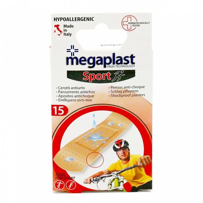 MEGAPLAST PANSEMENT SPORT ANTI-CHOC BOÎTE 15