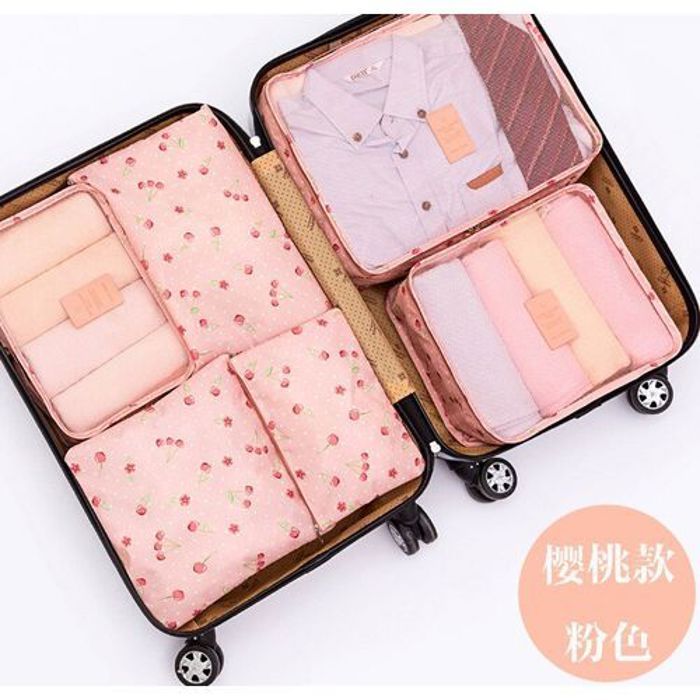 6Pcs Sac rangement de vêtements Voyage pour les valises