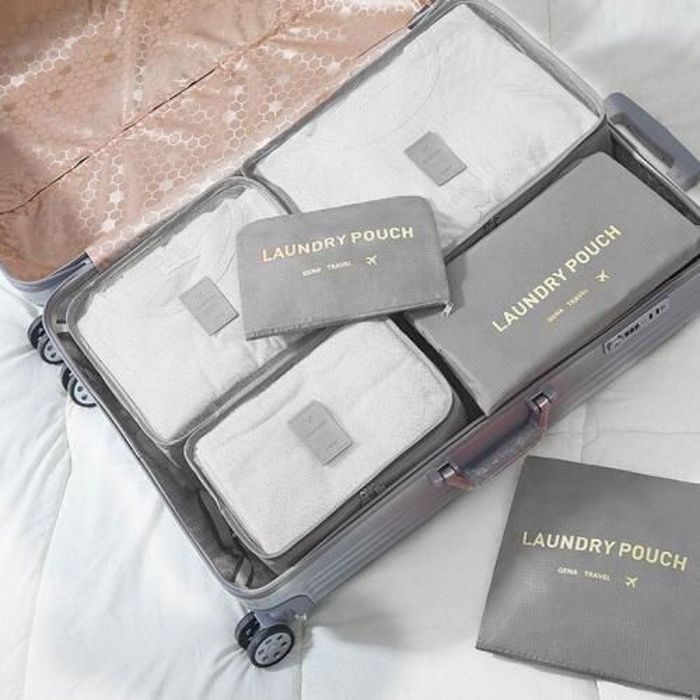 6Pcs Sac rangement de vêtements Voyage pour les valises