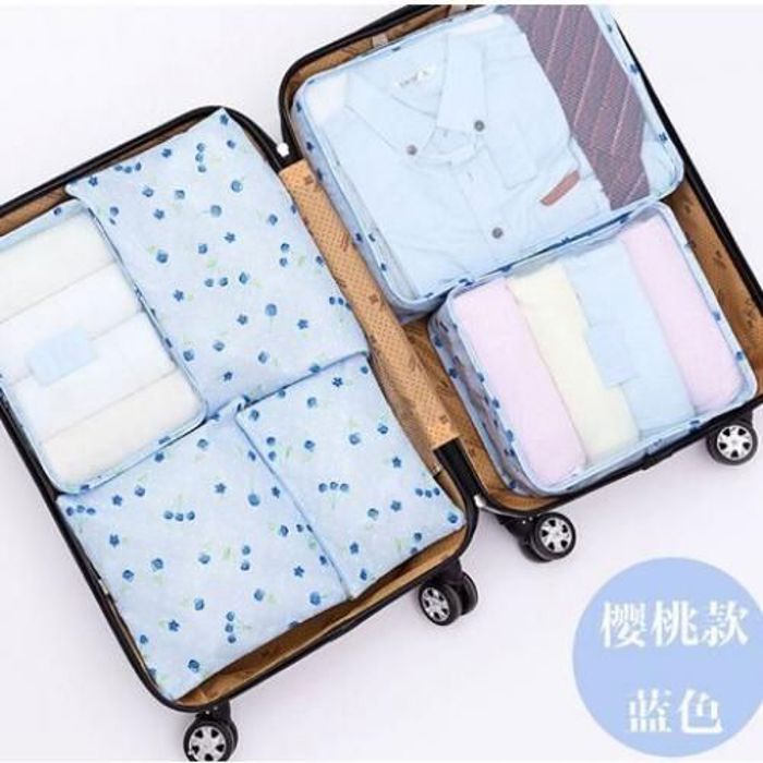 6Pcs Sac rangement de vêtements Voyage pour les valises