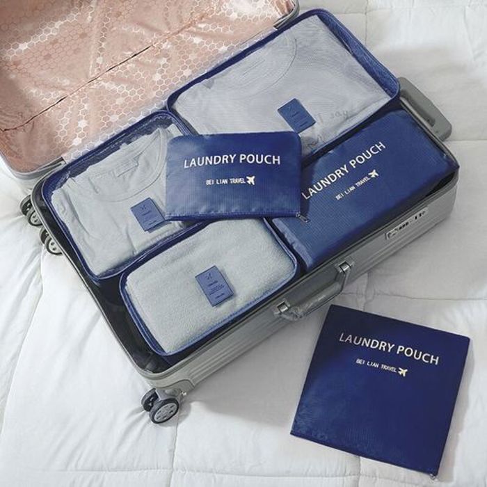 6Pcs Sac rangement de vêtements Voyage pour les valises