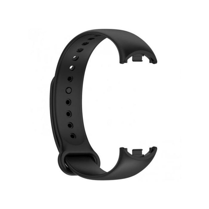 Bracelet Pour Xiaomi Mi Band 8 silicone (noir)