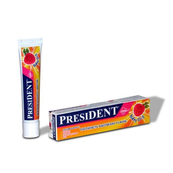 PRESIDENT BÉBÉ 0-3 DENTIFRICE FRAMBOISE 75ML