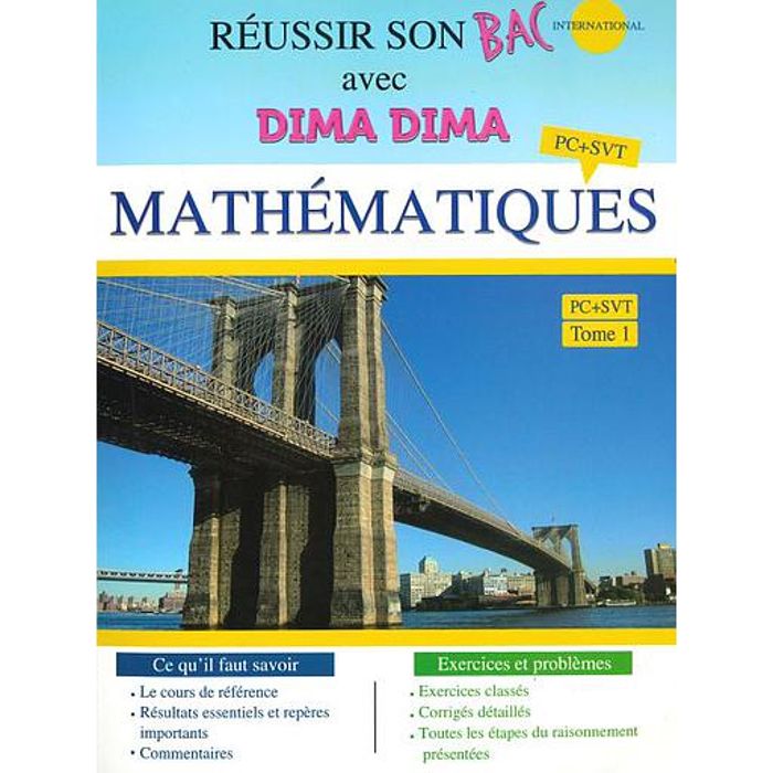 Dima dima Maths 2Bac PC+SVT T1