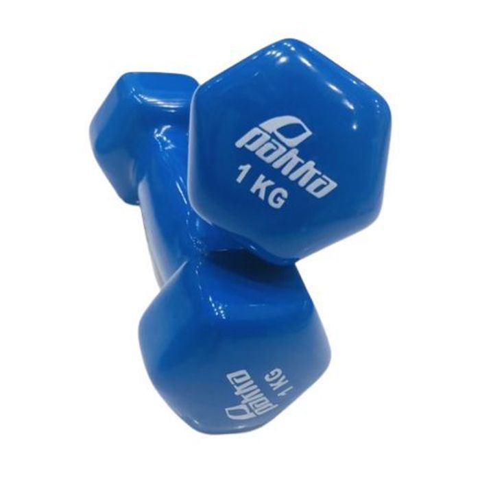 Haltère pair de fitness gym à domicile 1 kg musculation aerobics - Bleu