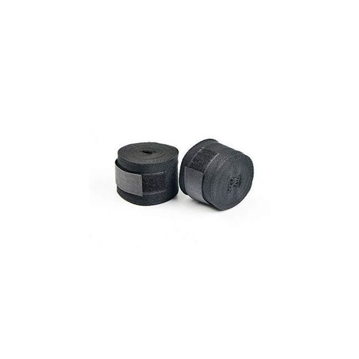 BANDAGE POIGNEE POUR BOXE THAI-BOXING KICK-BOXING 3M noir