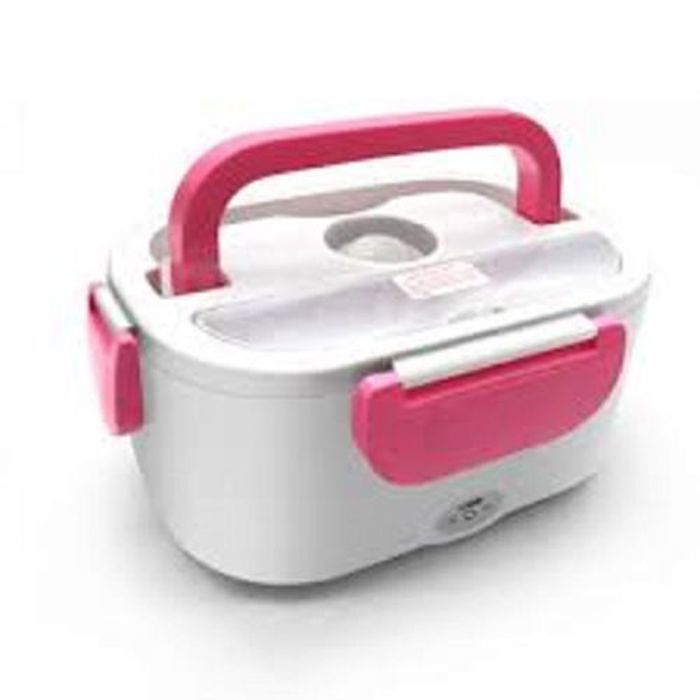 Lunch Box Électrique acier Boîtes-repas inoxydable amovible 220V 40W Rose