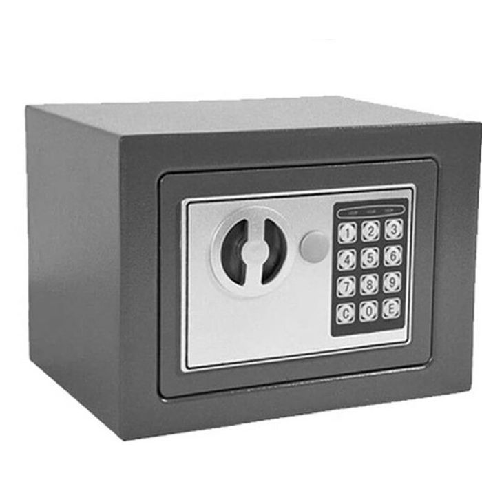 Coffre fort 6 L 23 x 17 x 17 cm - Avec 2 clés - Facile à installer