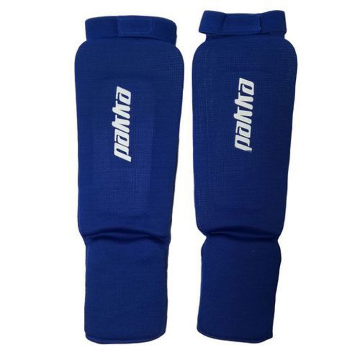 Protège tibia - PAKKA - Bleu - Rembourré - Résistant aux chocs - Confortable