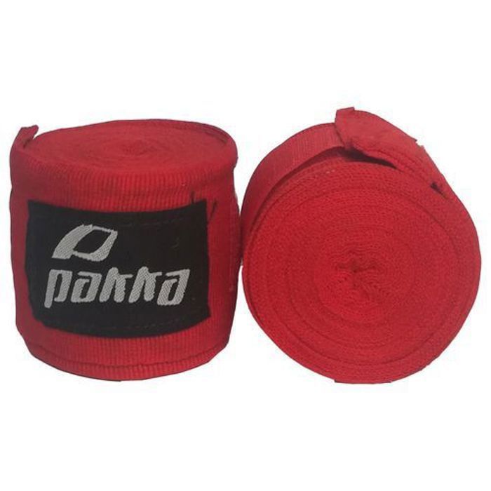 Bandes Bandage MMA Pour Gant Boxe Boxing Boxeur Sac de Frappe Poignees - Rouge
