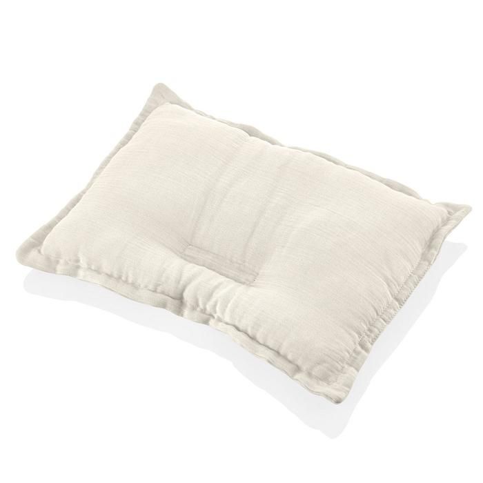 Babyjem 762-Oreiller bébé Mousseline écru 35×25 cm