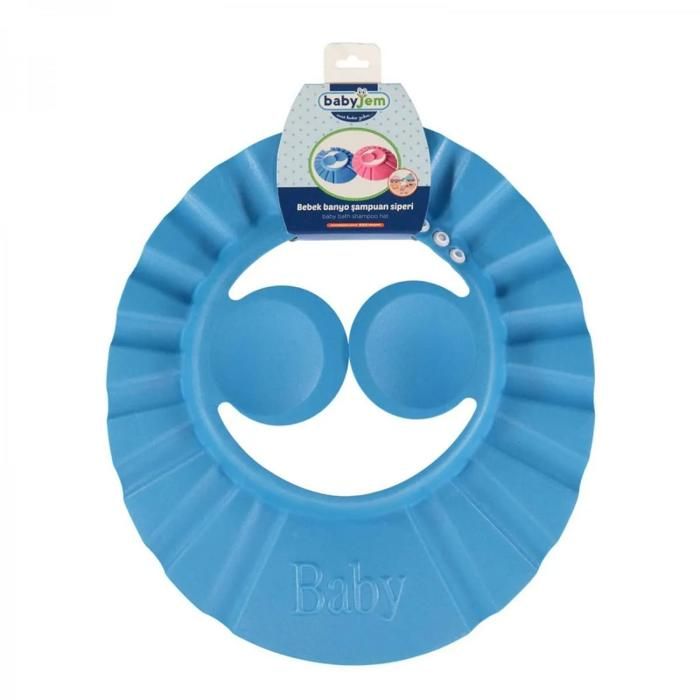 Babyjem 355 -Protége douche bébé en silicone Bleu
