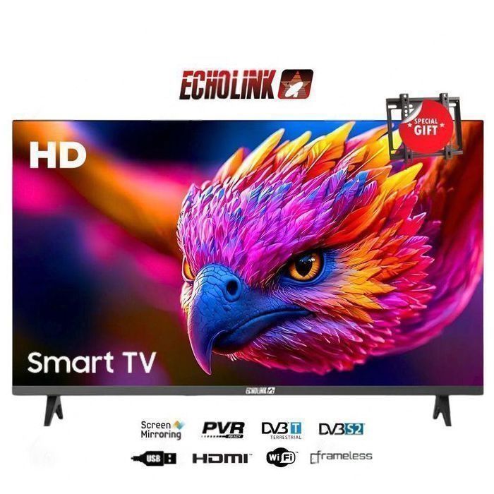 Echolink Smart TV 32" Android HD - Récepteur Intégré + TNT + HDMI + USB