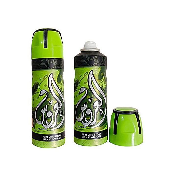 Déodorant spray, Fabriqué en Émirats, Nouvelle collection concentré Oud pour Femmes, assure une protection longue durée. 200ml.