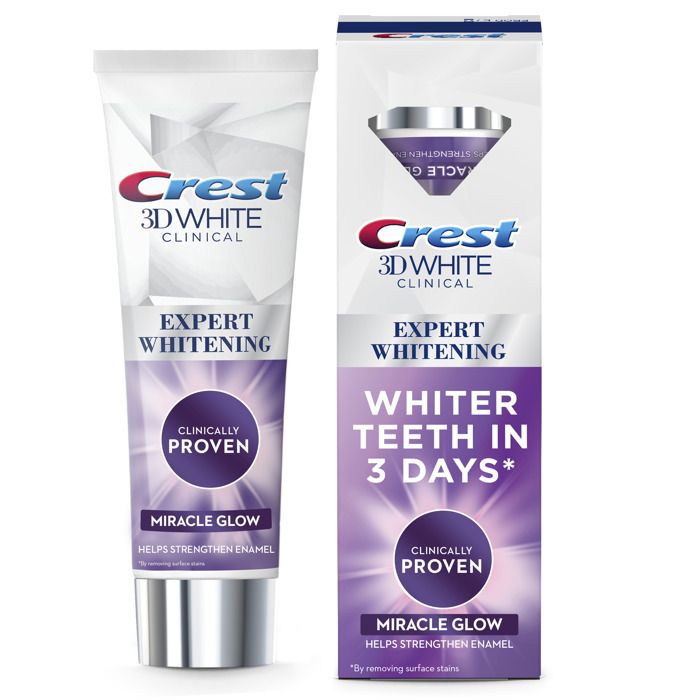 Crest Detifrice 3D White Clinic Miracle Glow - 75 ml