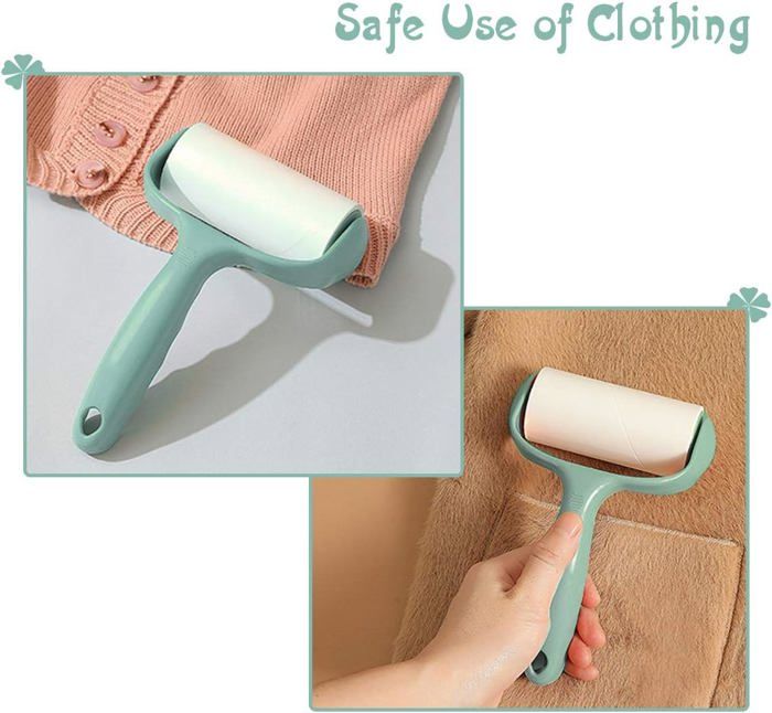 Brosse Adhésive pour Vêtements réutilisable, 23cm,bleu