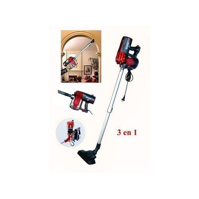 ELITE - Aspirateur 3 en 1  à main sans sac - 600 w/800ml