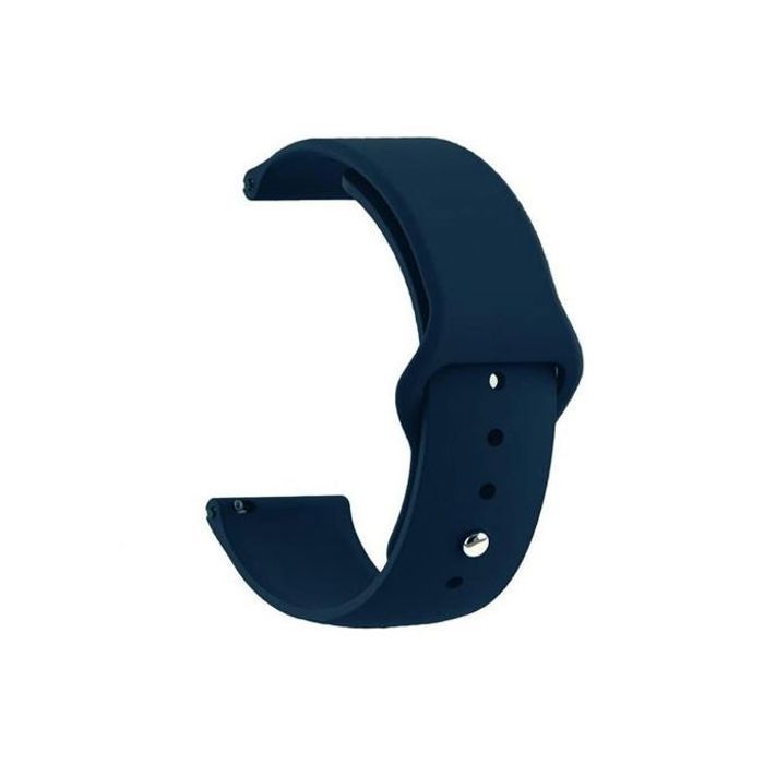 Bracelet de montre intelligent universel en silicone de 22 mm (bleu)